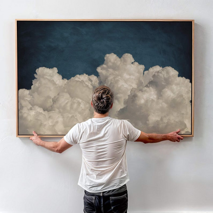 Samiredo Framed Night Sky Art – Statement Bedroom Piece