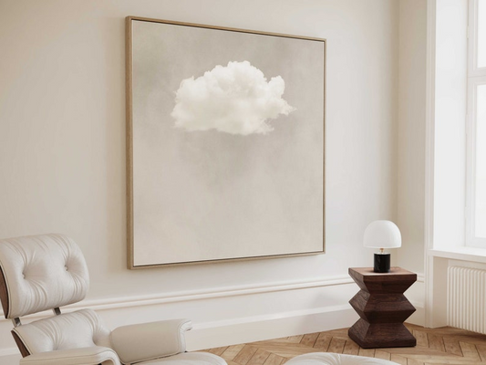 Samiredo Minimalist Cloud Canvas – Modern Vintage Decor