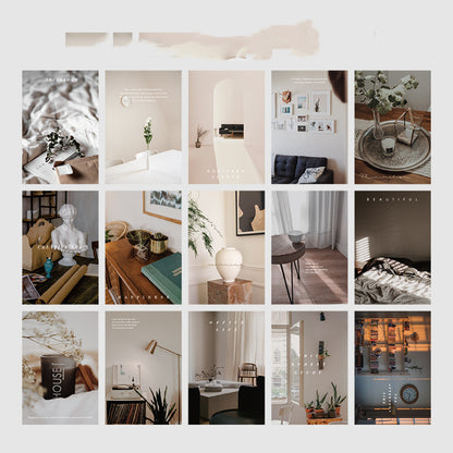 Living Room Wall Decoration Diy Photo Wall Poster
