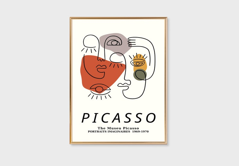 Samiredo Matisse & Picasso Print Set of 3 – Modern Gallery Wall Art, Museum Posters