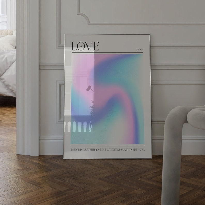 Samiredo Pink Aura Affirmation Poster Set of 3 – Soul, Mind & Love Spiritual Prints