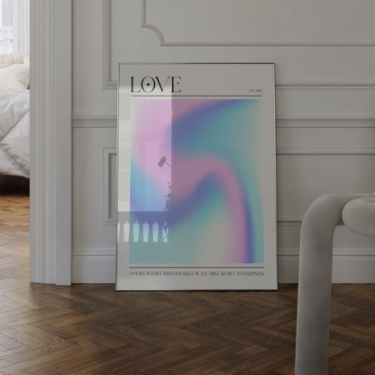 Samiredo Pink Aura Affirmation Poster Set of 3 – Soul, Mind & Love Spiritual Prints